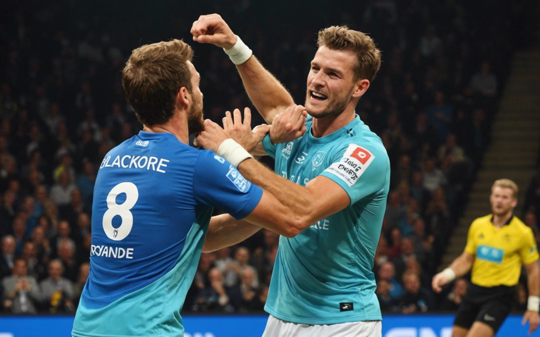 Joseph Blackmore remporte la victoire sur Mathias Bregnhoj juste avant la fin du match